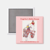 Diaghilews Ballettmagazin Magnet (Vorderseite/Rückseite)