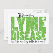 Diagnose der Lyme-Krankheit Postkarte (Vorne/Hinten)