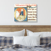 Diagnose eines Patienten durch einen Arzt Leinwanddruck (Insitu (Schlafzimmer))