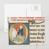 Diagnose eines Patienten durch einen Arzt Postkarte (Vorne/Hinten)