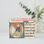 Diagnose eines Patienten durch einen Arzt Postkarte (Stehend Vorderseite)