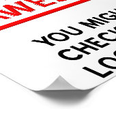 Diagnose mit Awesomeness Poster (Ecke)