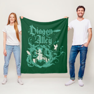 DIAGON ALLEY™ Vintag Graphic Fleecedecke