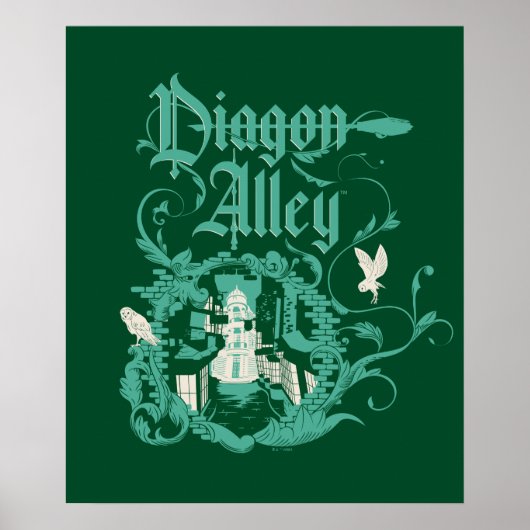 DIAGON ALLEY™ Vintag Graphic Poster (Vorne)
