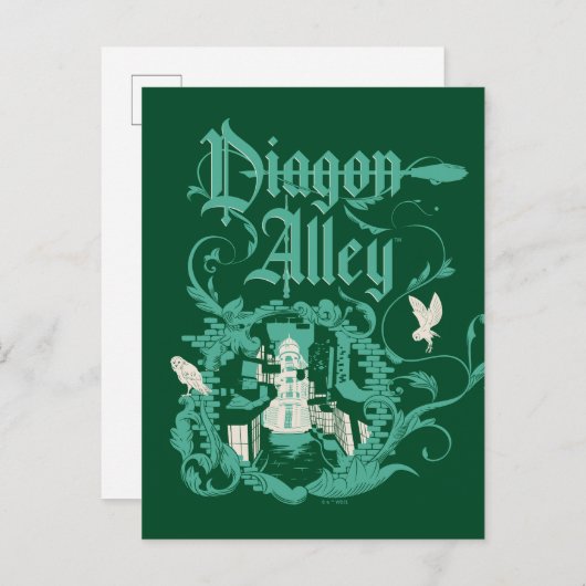 DIAGON ALLEY™ Vintag Graphic Postkarte (Vorne/Hinten)