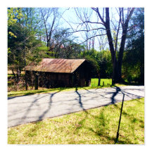 Diagonal Blick auf ein rustikales 100 Jahre altes