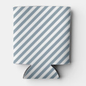 Diagonal blue and white stripes pattern dosenkühler (Vorderseite)