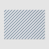 Diagonal blue and white stripes pattern seidenpapier (Vorderseite)
