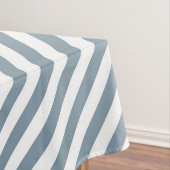 Diagonal blue and white stripes pattern tischdecke (Beispiel)