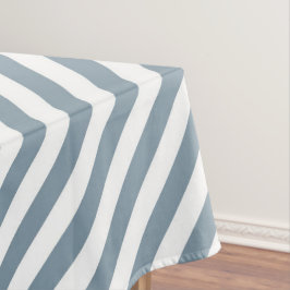 Diagonal blue and white stripes pattern tischdecke