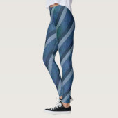 Diagonal BLUES Perfect Print Yoga Pants, Leggings (Links)