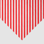 Diagonal Candy Cane Stripes-Christmas Red & White Seidenpapier (Ausschnitt)