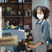 Diagonal Crossing Pattern Schürze