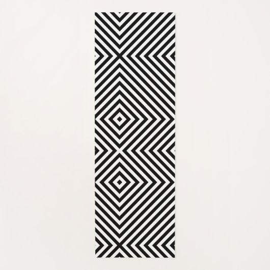 Diagonal Crossing Pattern Yogamatte (Vorderseite)