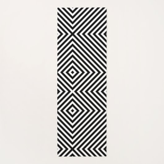 Diagonal Crossing Pattern Yogamatte (Rückseite)