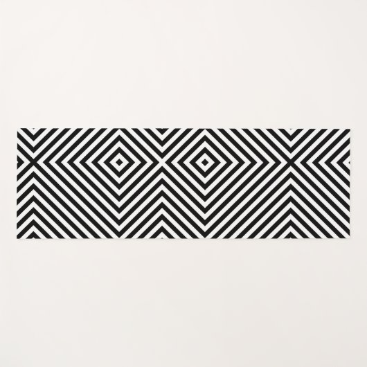 Diagonal Crossing Pattern Yogamatte (Vorderseite (Horizontal))