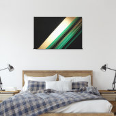Diagonal Elegance Leinwanddruck (Insitu (Schlafzimmer))