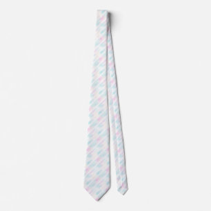 Diagonal Elegante: Wasserfarben Linien Krawatte