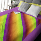 Diagonal-Farbspektrum Fleece Blanket