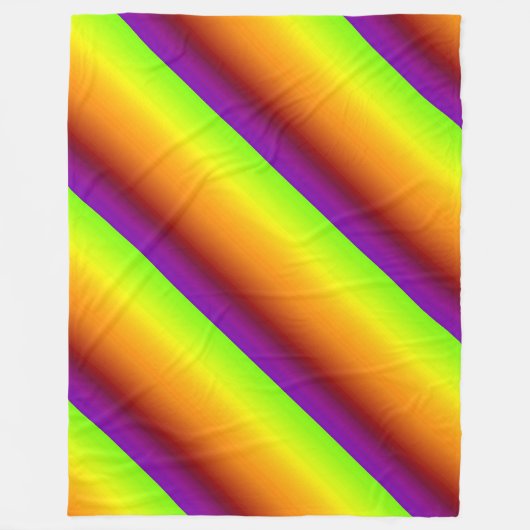 Diagonal-Farbspektrum Fleece Blanket (Vorderseite)