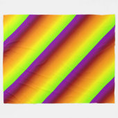 Diagonal-Farbspektrum Fleece Blanket (Vorderseite (Horizontal))