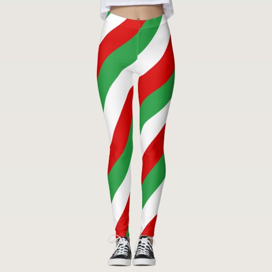 Diagonal gestreift leggings (Vorderseite)