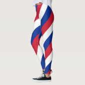 Diagonal gestreift leggings (Links)