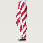 Diagonal gestreift leggings (Links)