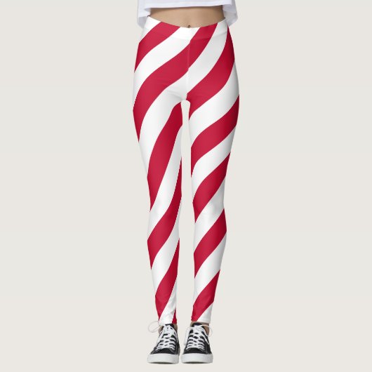 Diagonal gestreift leggings (Vorderseite)