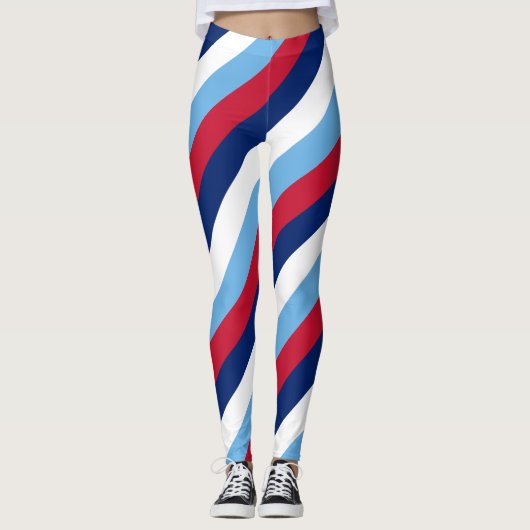 Diagonal gestreift leggings (Vorderseite)