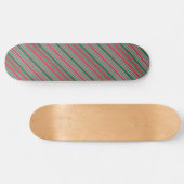Diagonal gestreiftem Hintergrund Skateboard (Horizontal)