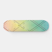 Diagonal gestreifter Hintergrund 12 Skateboard (Horizontal)