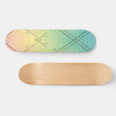 Diagonal gestreifter Hintergrund 12 Skateboard (Horizontal)