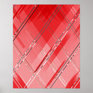 Diagonal gestreifter Hintergrund 9 Poster