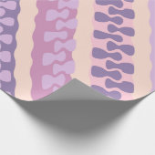 Diagonal gestreiftes Geschenkpapier (Ecke)