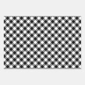 Diagonal Gingham Geschenkpapier Set (Vorderseite 2)