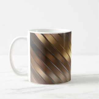 Diagonal golden abstrakten eleganten Hintergrund. Kaffeetasse
