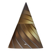 Diagonal golden abstrakten eleganten Hintergrund. Partyhütchen (Links)