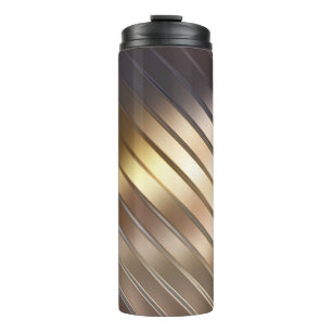 Diagonal golden abstrakten eleganten Hintergrund. Thermosbecher