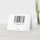 Diagonal grau, schwarz, weiß Streifen Karte (Rückseite)