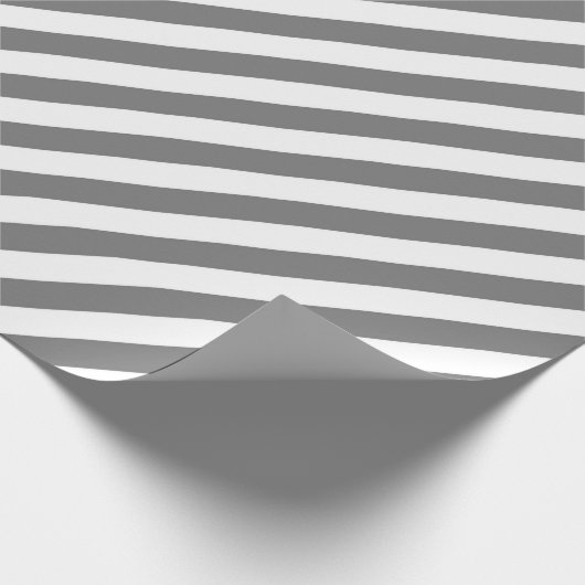 Diagonal gray and white stripes pattern geschenkpapier (Ecke)