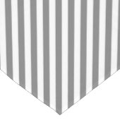 Diagonal gray and white stripes pattern kurzer tischläufer (Ecke)
