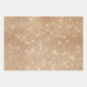 Diagonal Gray Silver Glitzer Gradient Ombre Geschenkpapier Set (Vorderseite 2)