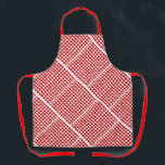 Diagonal Hearts Design Schürze<br><div class="desc">Logo Apron</div>