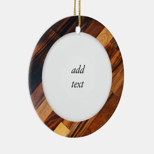 Diagonal-Holzbodenbild Keramikornament (Rechts)