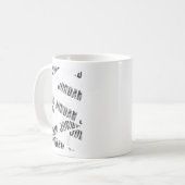 Diagonal Jordan Pattern Camouflage Pattern G Camou Kaffeetasse (Vorderseite Links)