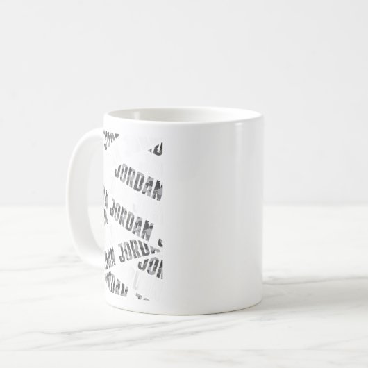 Diagonal Jordan Pattern Camouflage Pattern G Camou Kaffeetasse (Vorderseite Links)