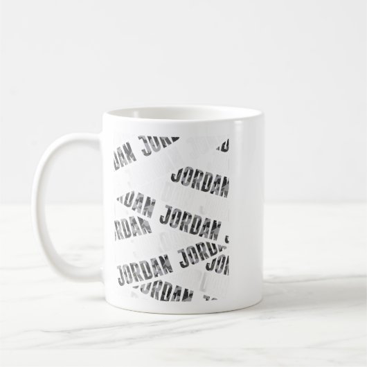 Diagonal Jordan Pattern Camouflage Pattern G Camou Kaffeetasse (Links)