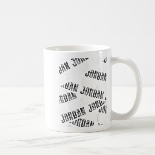 Diagonal Jordan Pattern Camouflage Pattern G Camou Kaffeetasse (Rechts)