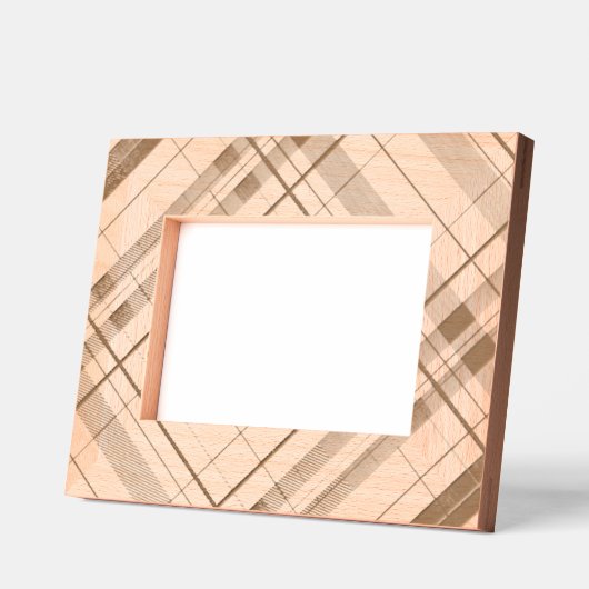 Diagonal Kariert Geätzte Rahmen (Links)